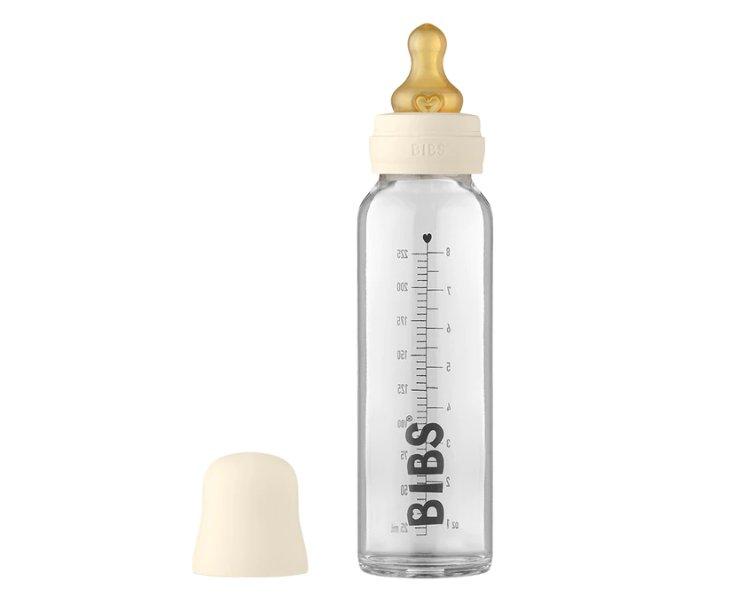 Biberão Vidro Bibs Ivory 225 Ml