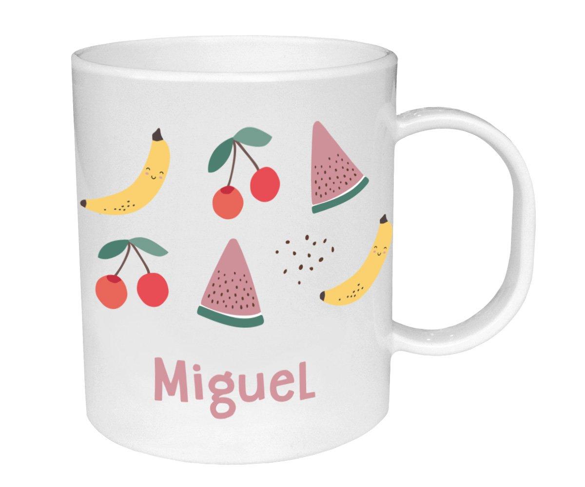 Tazza Plastica Personalizzata Fruits