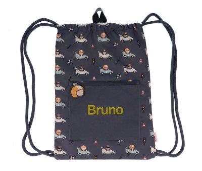Mochila Saco Impermeable Speed Racers Personalizable