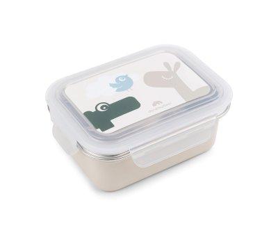Lunch Box Acciaio Lalee/Croco Sand
