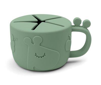 Taza Dispensador de Snacks Raffi Green