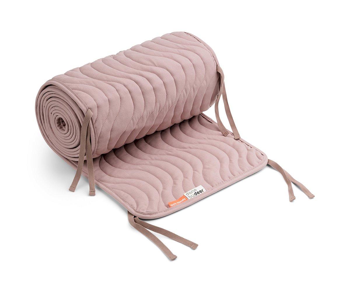 Protège-lit Matelassé Avec Cordes Waves Dusty Pink