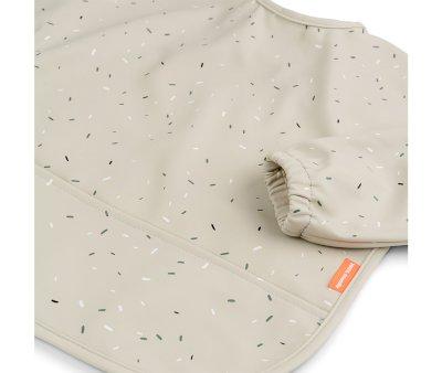 Babero con Mangas Confetti Sand 6-18m