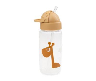 Botella Plstico con Pajita Raffi Mustard