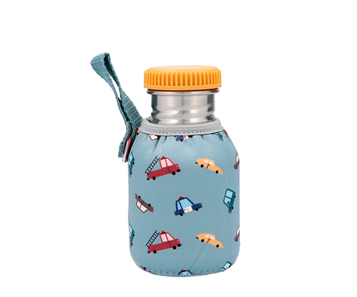 Botella Acero con Funda Vintage Cars Personalizable 350ml