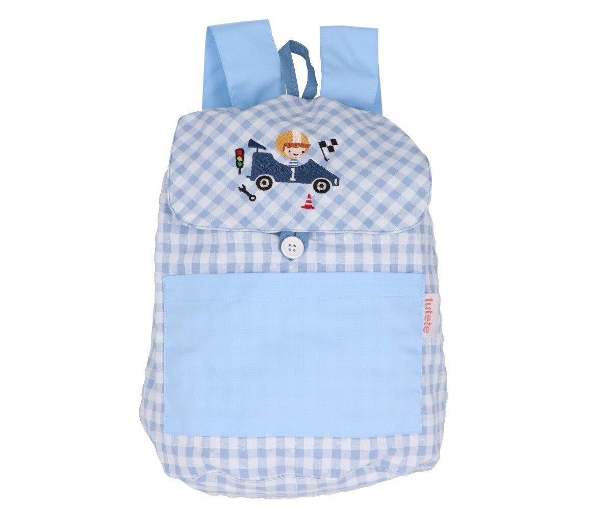 Mochila Pequea Speed Racers Personalizable