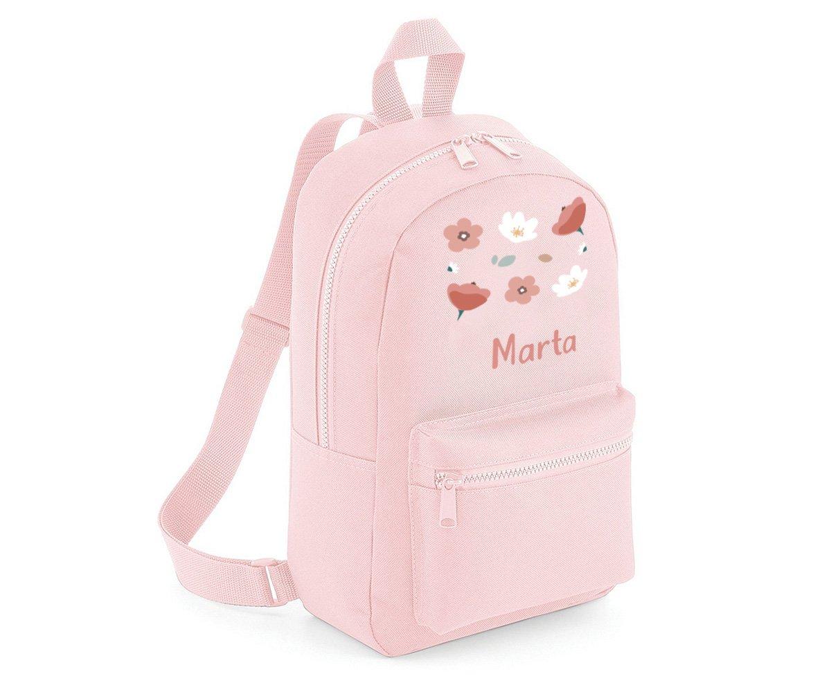 Zaino Mini Fashion Rosa Little Garden Personalizzato