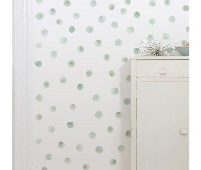 Adhesivos Pared Lunares Verde