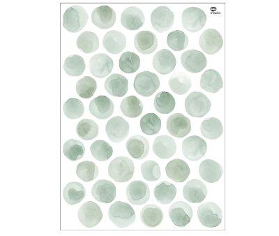 Adhesivos Pared Lunares Verde