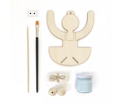 Kit Crea Bailarina Porta Accesorios Azul
