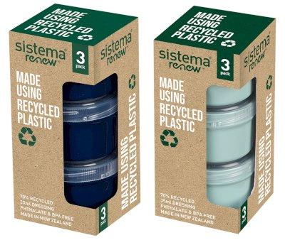 Set 3 Hermticos 35 ml Menta