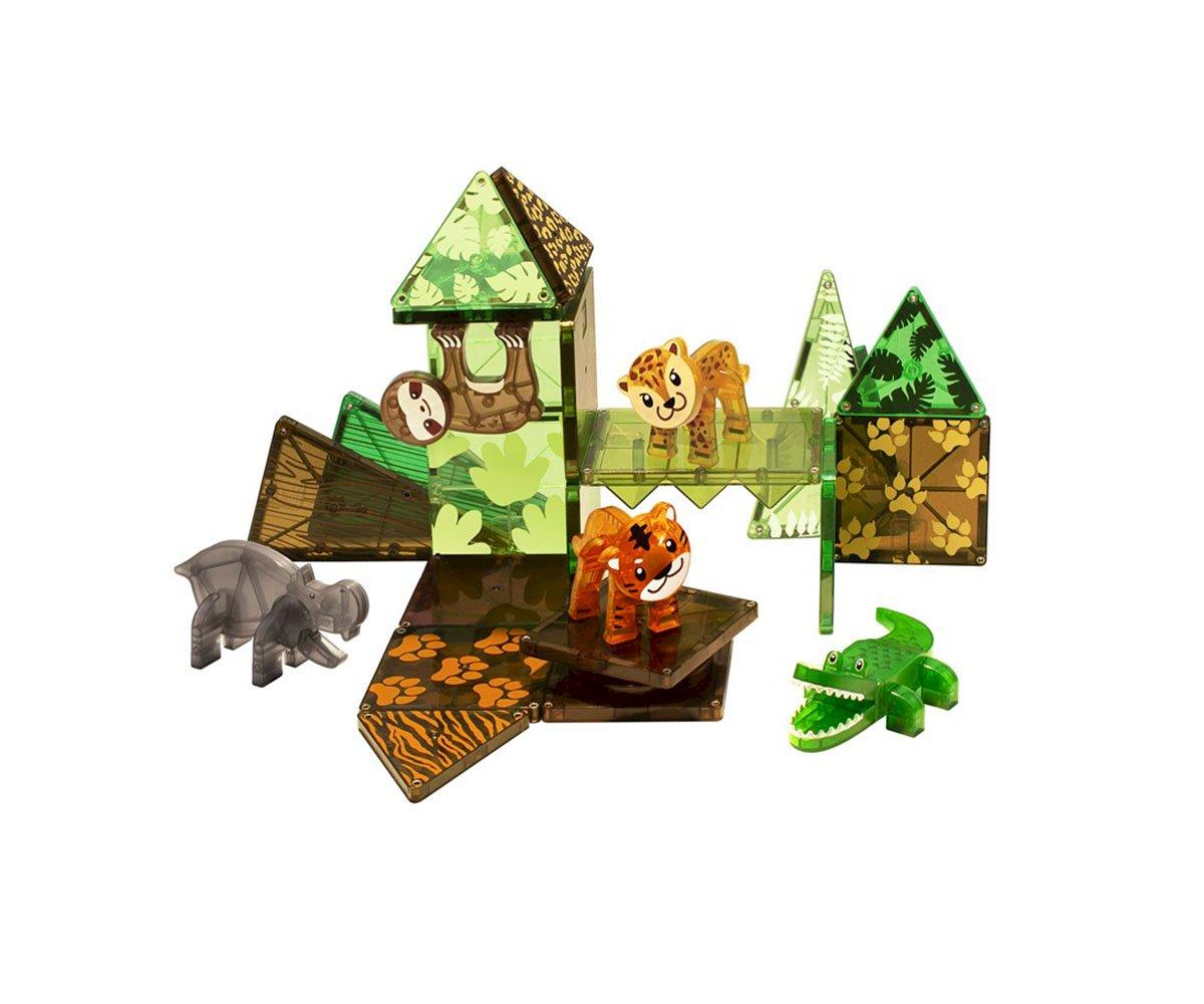 Jogo Construção 25pcs Animais Da Selva