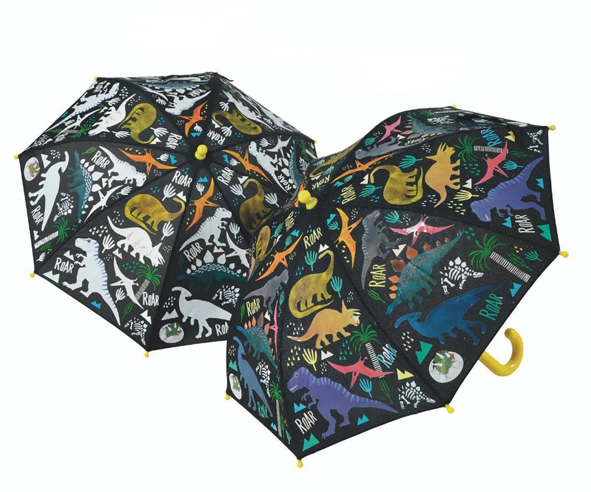 Paraguas Cambio Color Dino