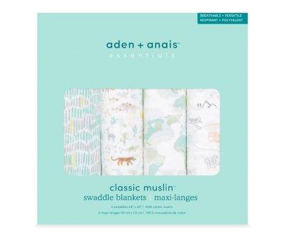 Pack 4 Mussoline Aden+Anais Voyager