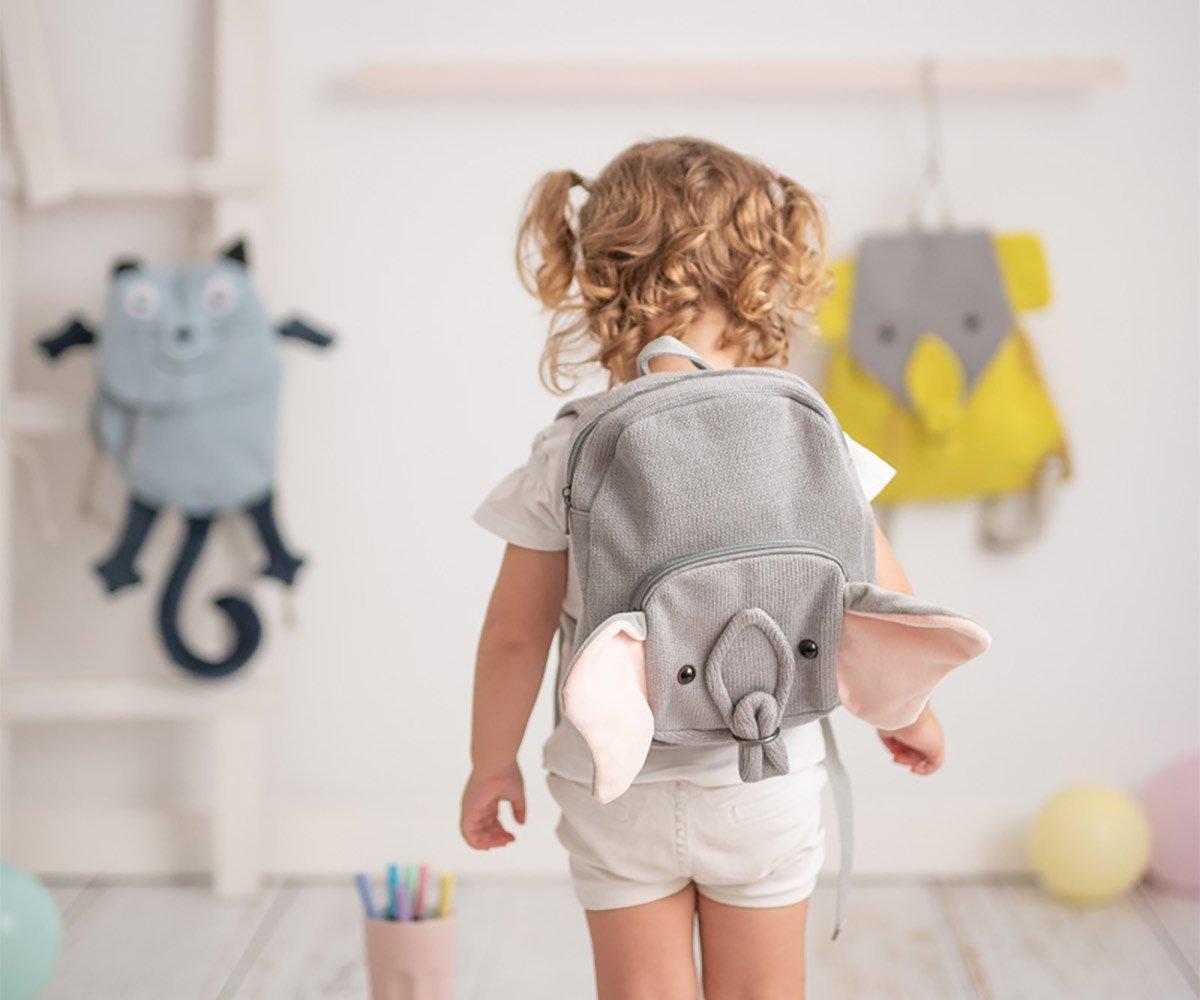 Mochila Infantil Crochetts Elefante Personalizable - Tutete