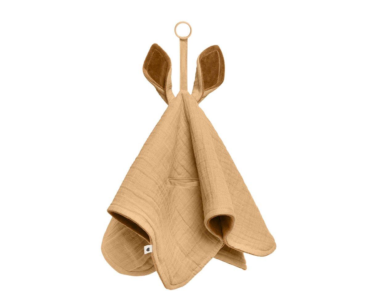 Doudou Kangaroo BIBS Desert Sand