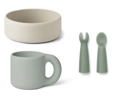 Stoviglie Silicone Lise Dove Blue Multi Mix