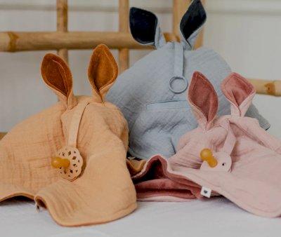 Doudou Kangourou BIBS Blush