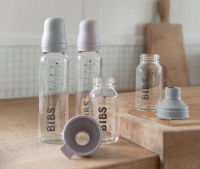 Biberon en Verre BIBS Baby Blue 225 ml
