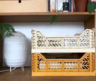 Cesta Pieghevole Lillemor Midi Mustard