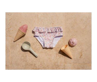 Cueca Banho com babado Summer Flower
