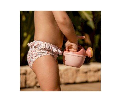 Cueca Banho com babado Summer Flower