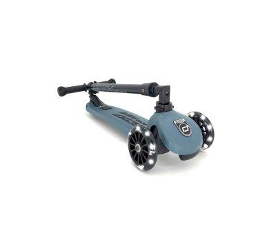 Patinete Highwaykick Three Scooter Azul com luz LED