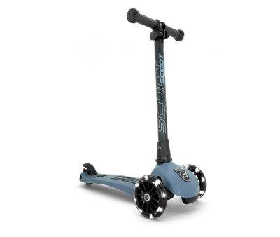 Patinete Highwaykick Three Scooter Azul com luz LED