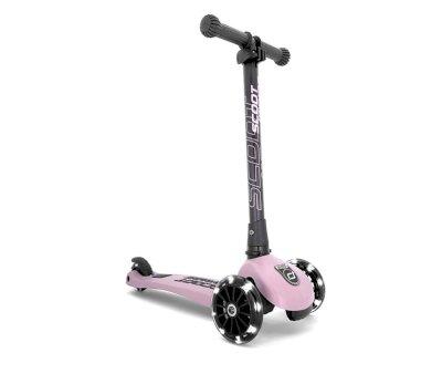 Patinete Highwaykick Three Rosa con Luces Led