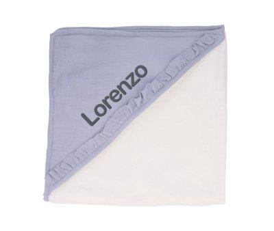 Capa de Bao New Born Dalia Azul Personalizable