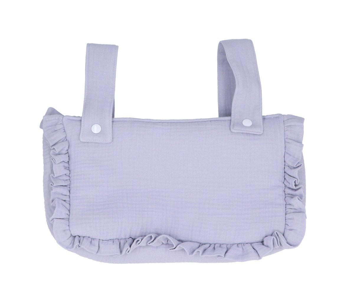 Mini sac poussette personnalisable Dahlia Bleu