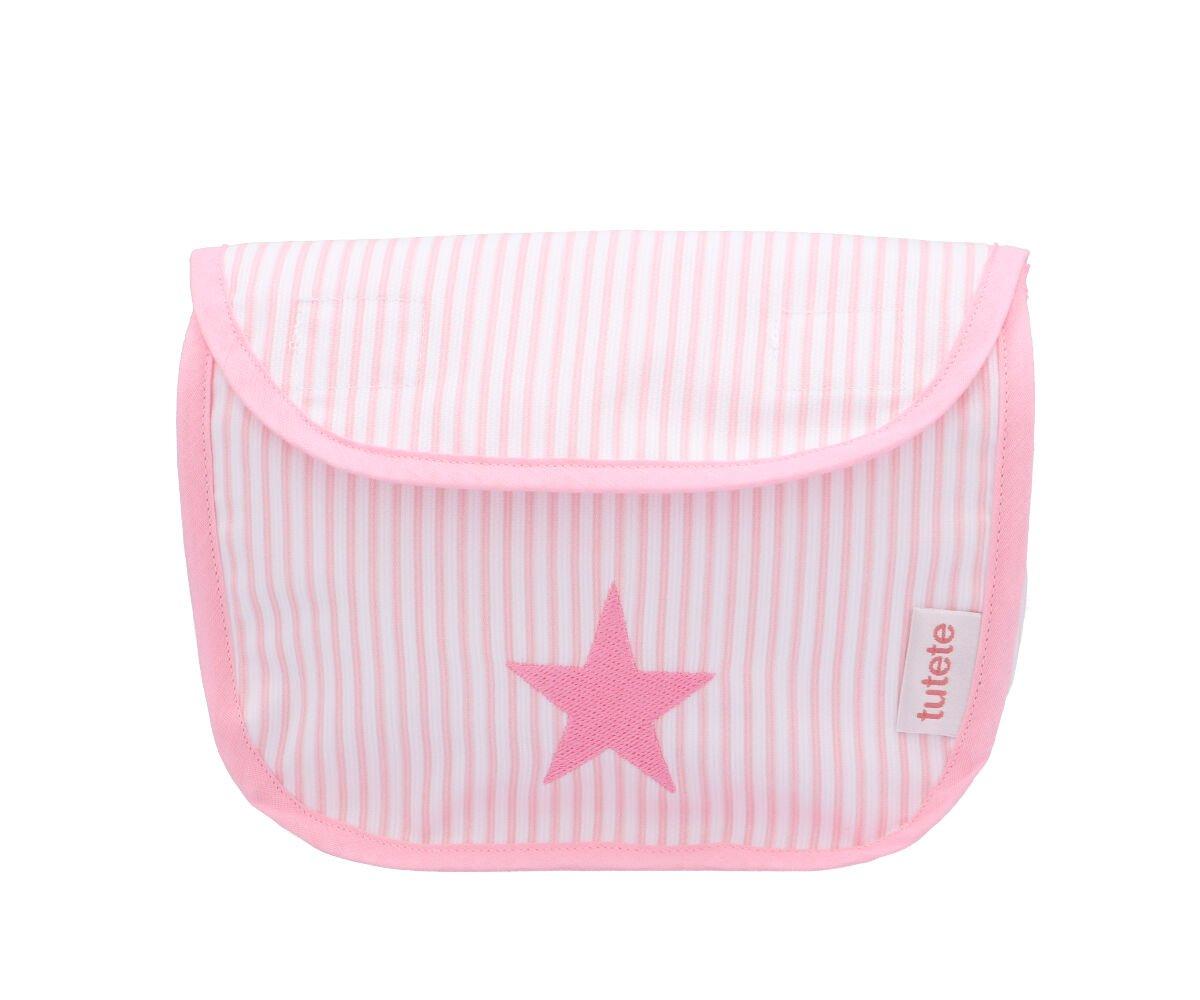 Busta Porta Panino Plastificata Oxford Rosa