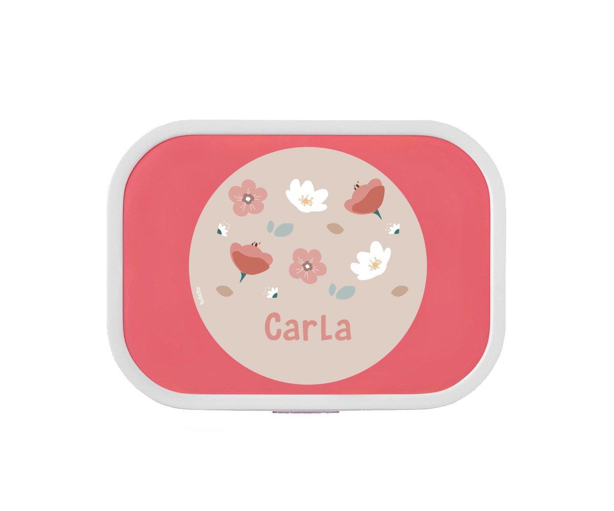 Lancheira Midi Campus Personalizada Rosa Little Garden