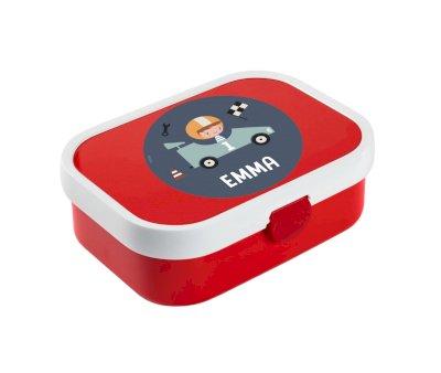 Midi Lunch Box Campus Rosso Personalizzato Speed Racers