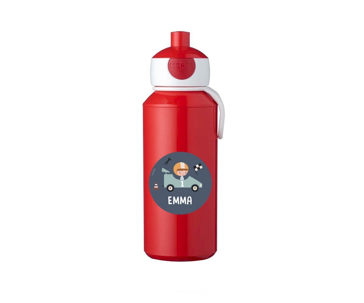 Botella Campus Pop-Up Personalizada Roja 400ml Speed Racers