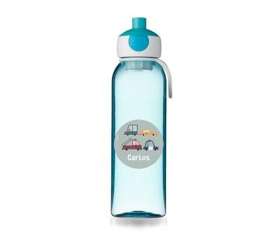 Garrafa Turquesa Personalizada Pop-Up Campus 500ml Vintage Cars