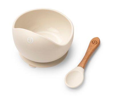 Set de Almuerzo Silicona Vainilla White