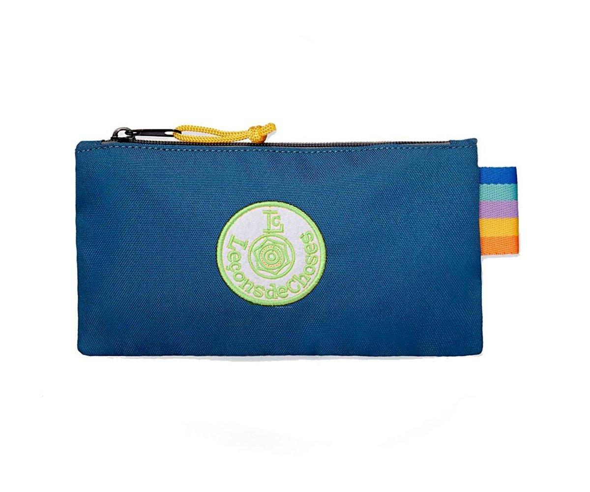 Trousse Plate Bleue/verte