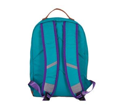 Mochila retro verde arco-ris