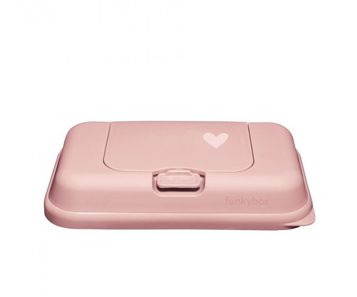 Caja Toallitas Funkybox To Go Rosa Pastel Corazón