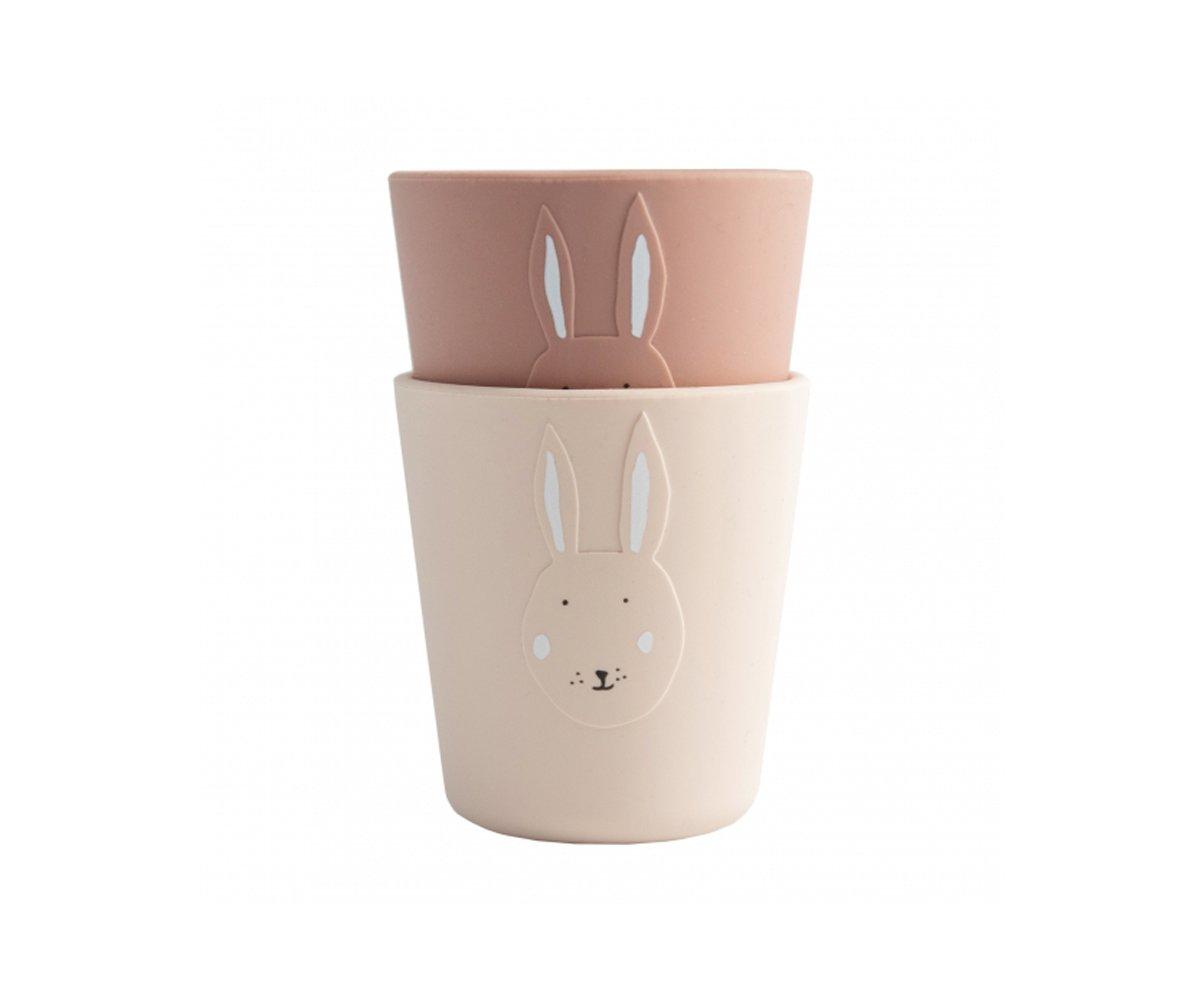 2 Verres En Silicone Trixie Mrs.Rabbit