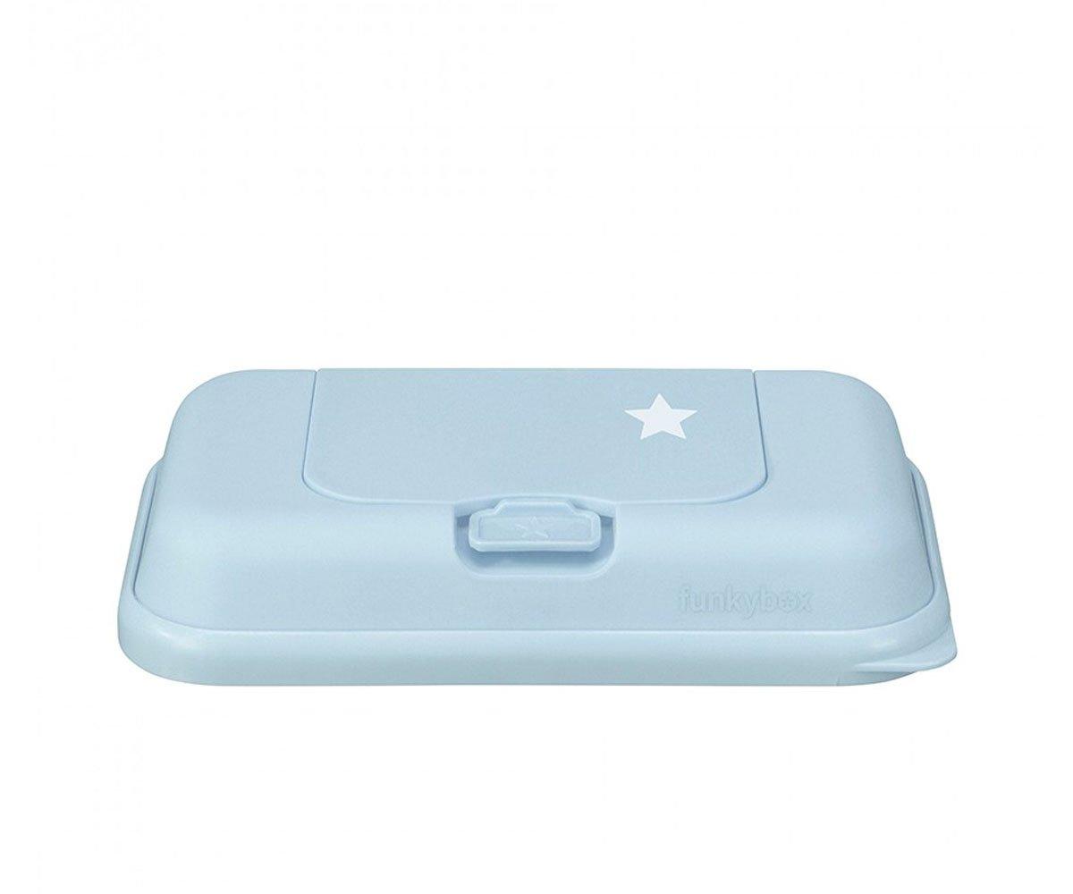 Caja Toallitas Funkybox To Go Azul Pastel Estrellitas