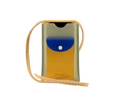 Sticky Lemon phone pouch | gingham //cherry red / sunny blue / berry swirl
