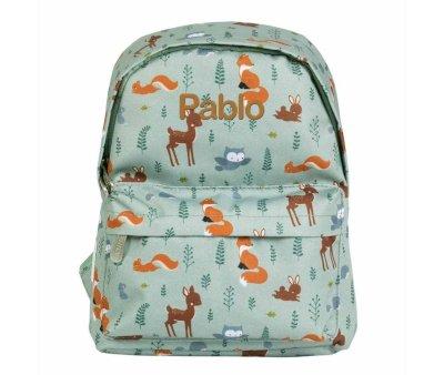 Mochila Infantil Mini Forest Friends Personalizable