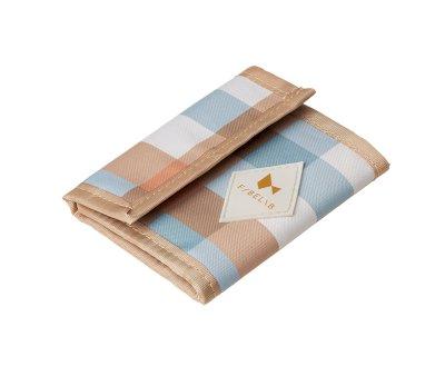 Carteira Cottage Blue Checks