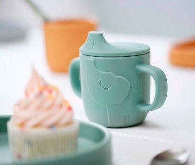 Copo Aprendizagem Verde Peekaboo Elphee
