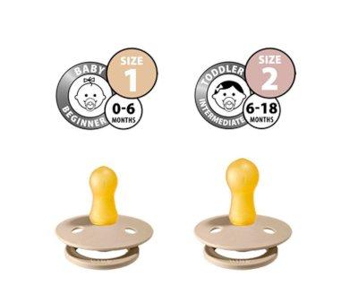 2 Chupetas BIBS Colors Sage-Cloud