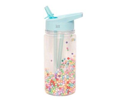 Botella Tritn Pops Macarons Aqua Blue Personalizable