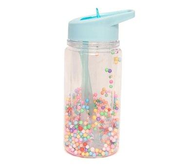 Botella Tritn Pops Macarons Aqua Blue Personalizable