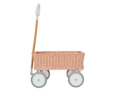 Carrettino Rattan Rose